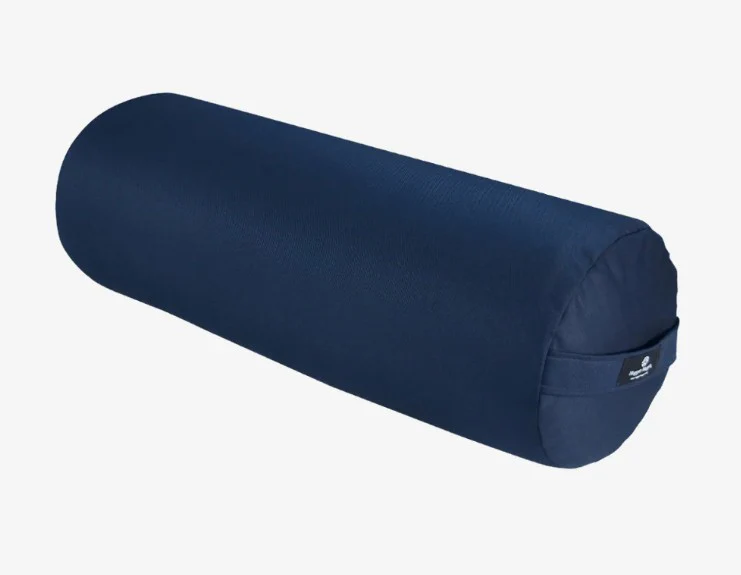 Round Firm Yoga Bolster - 100% Cotton Cover - Image 6