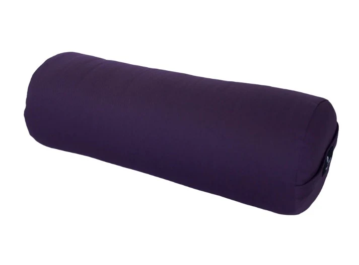 Round Firm Yoga Bolster - 100% Cotton Cover - Image 7