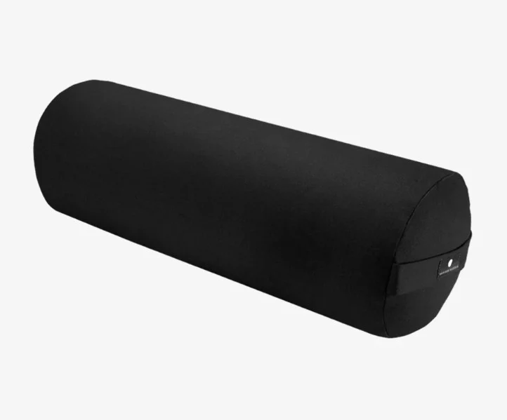 Round Firm Yoga Bolster - 100% Cotton Cover - Image 9