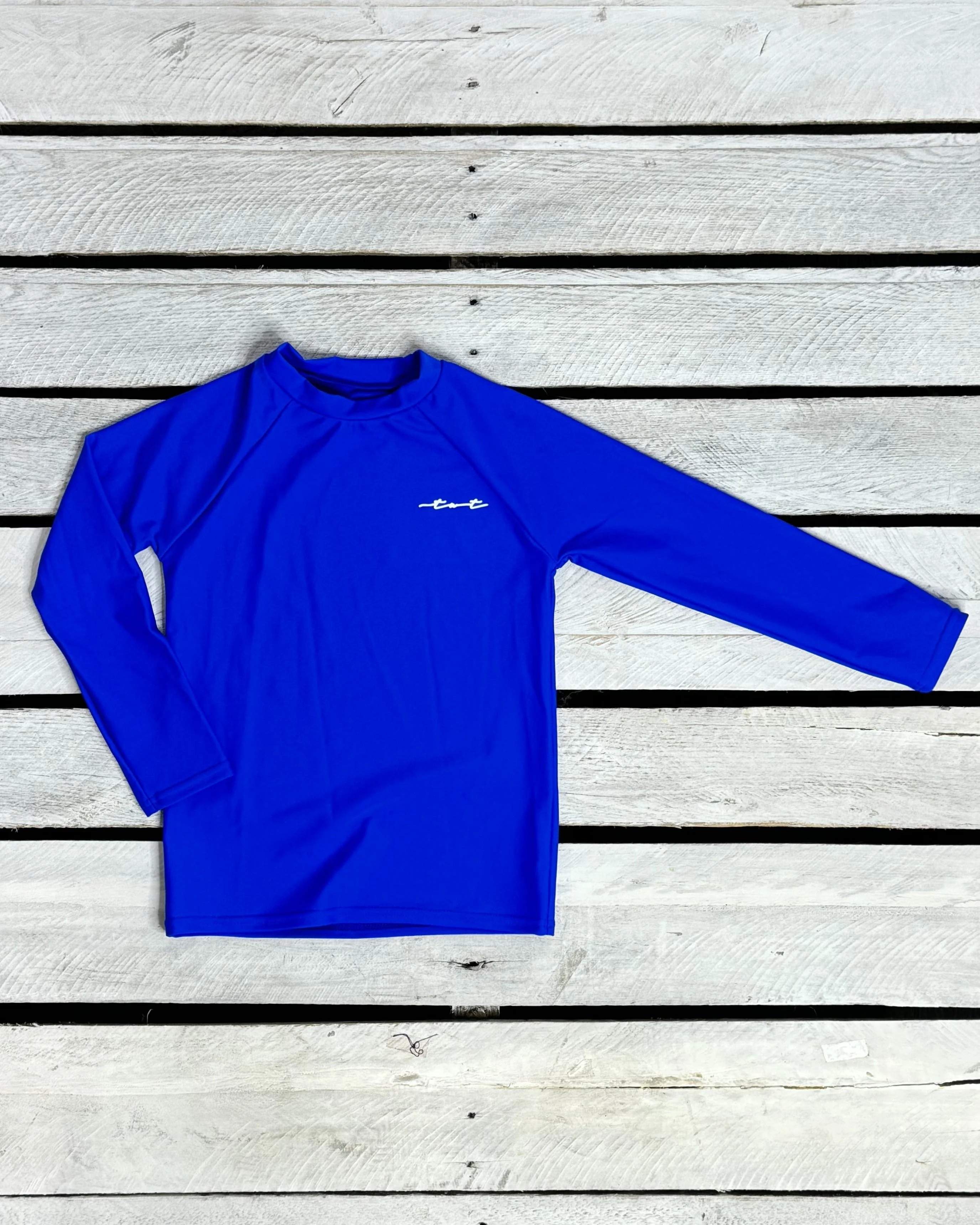 UPF 50 Long Sleeve Kids Sun Shirt - Royal Blue