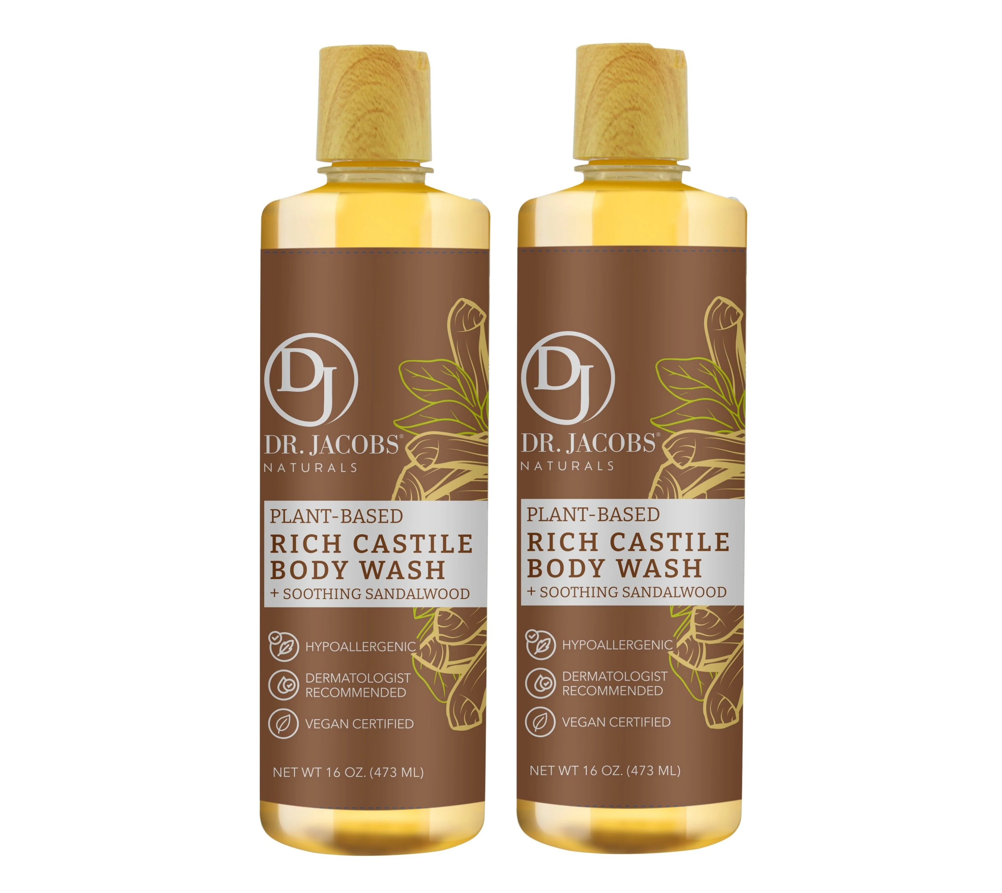Sandalwood Castile Body Wash - 32 oz - Image 9