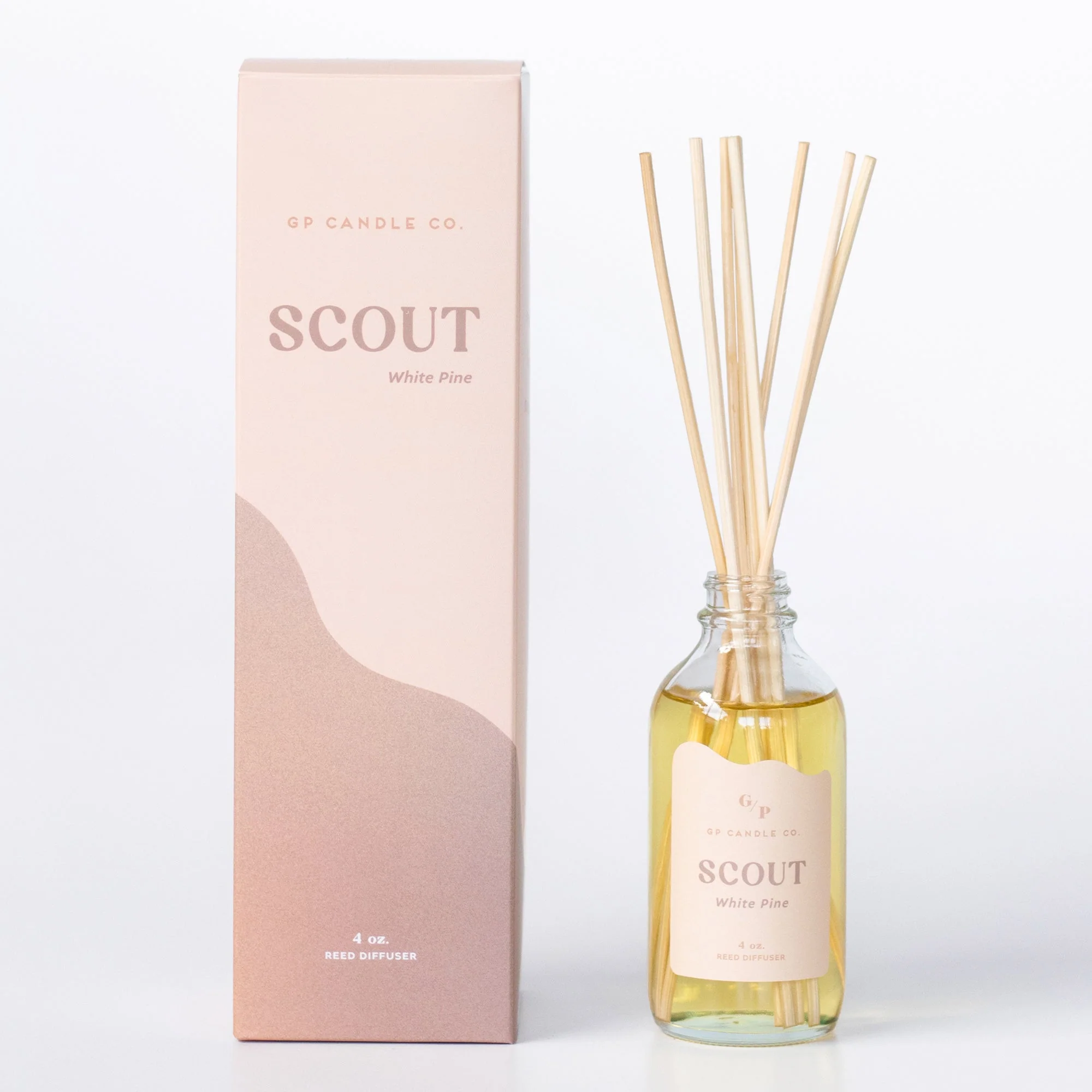 White Pine Reed Diffuser 4 oz - Hue Collection - Image 2