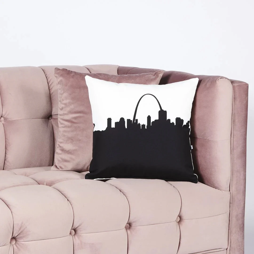 Skyline Large Throw Pillow - Image 4