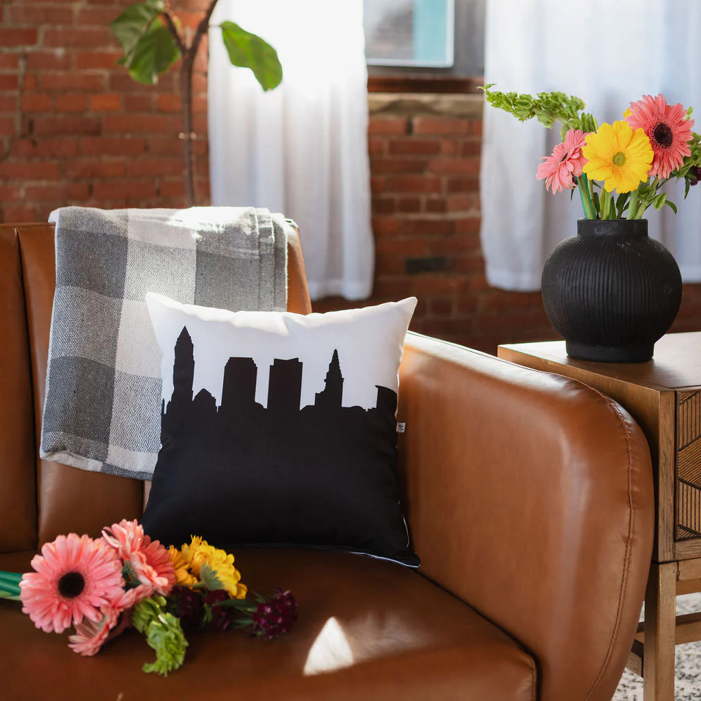 Skyline Large Throw Pillow - Image 7