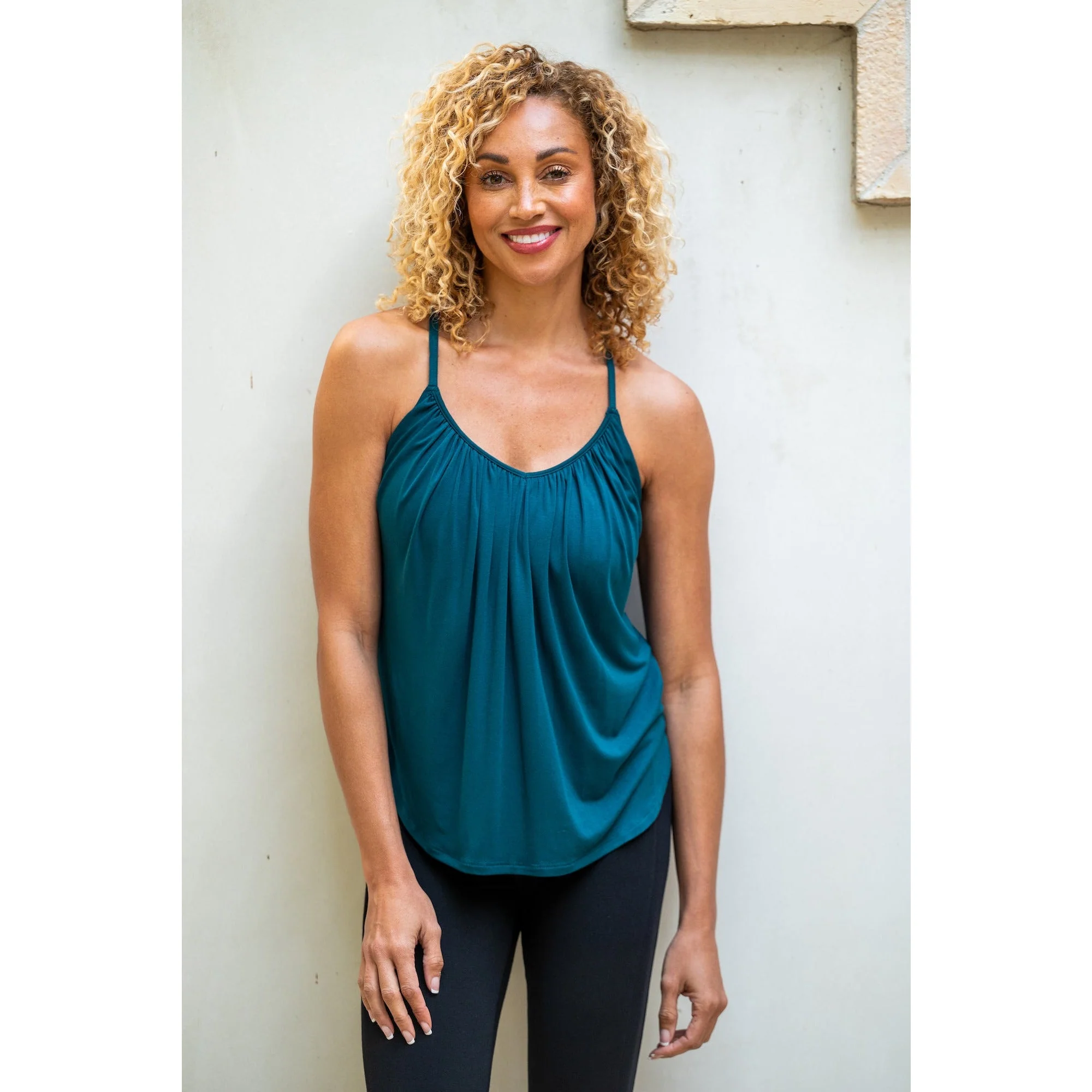 Slumber Party Top with Light Hug Bra-Free Shelf - Image 25