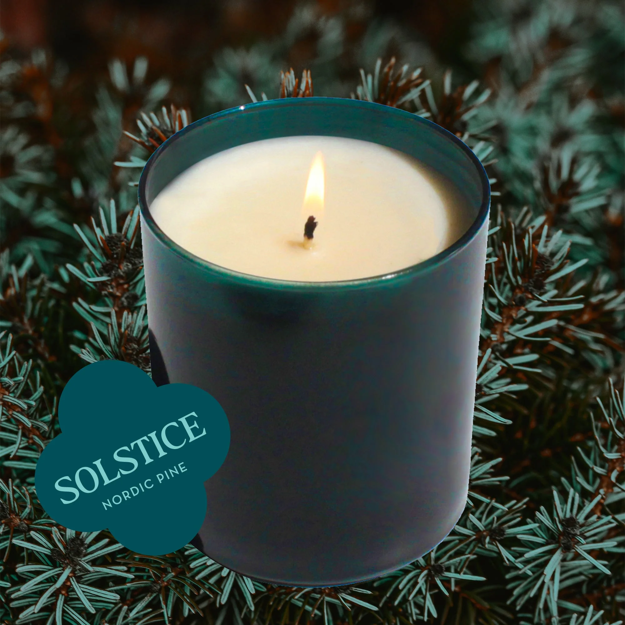 Solstice 9 oz. Hue Candle - Nordic Pine - Image 10