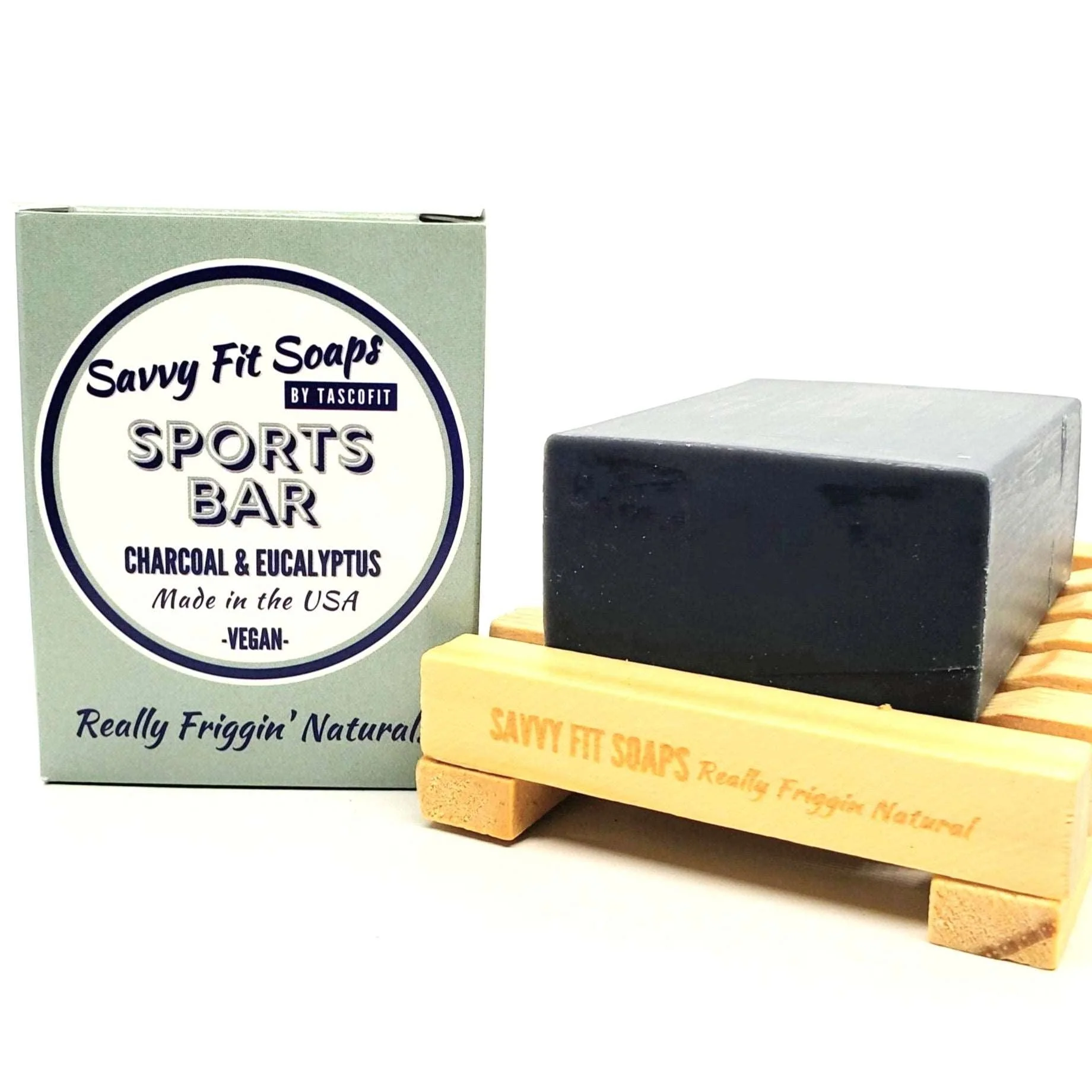 Sports Bar Soap Trio - Charcoal & Eucalyptus - 3 Pack - Image 3