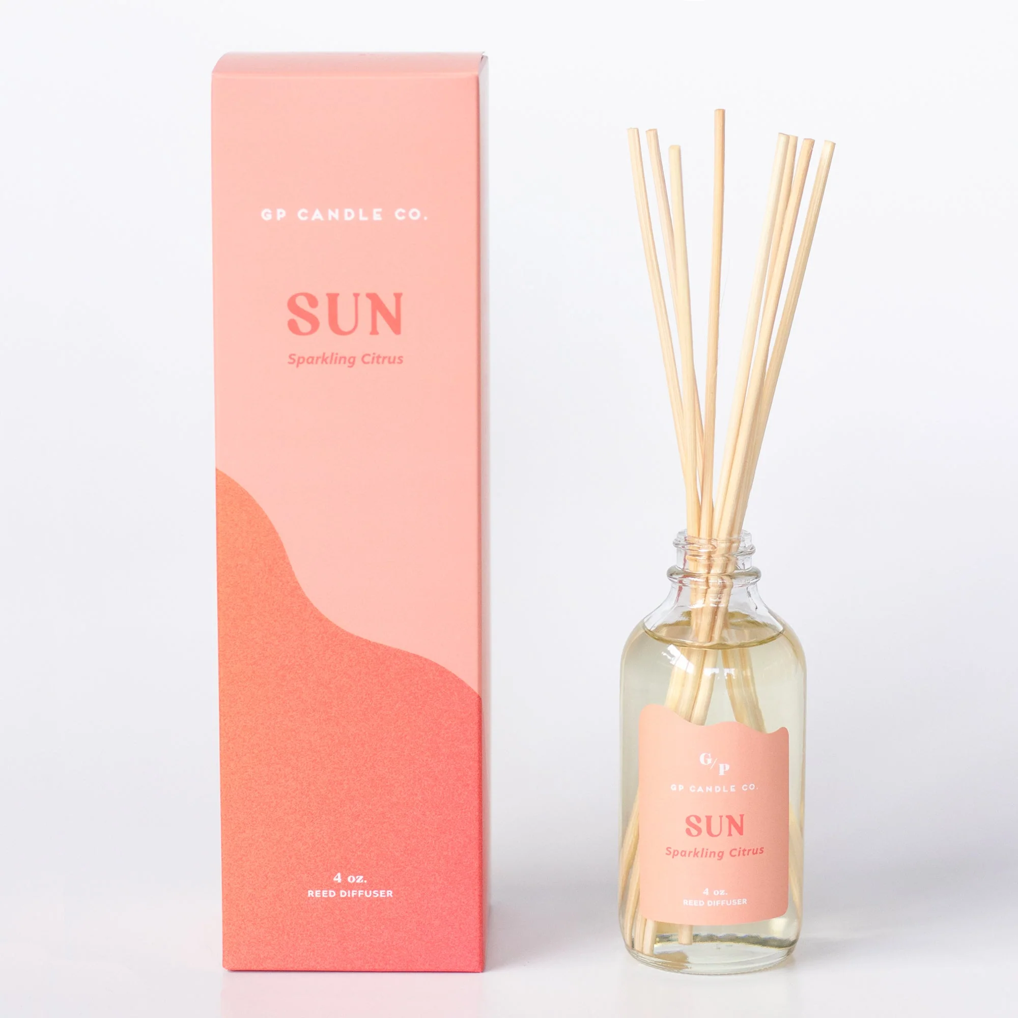 Sun 4 oz. Hue Reed Diffuser - Sparkling Citrus - Image 2
