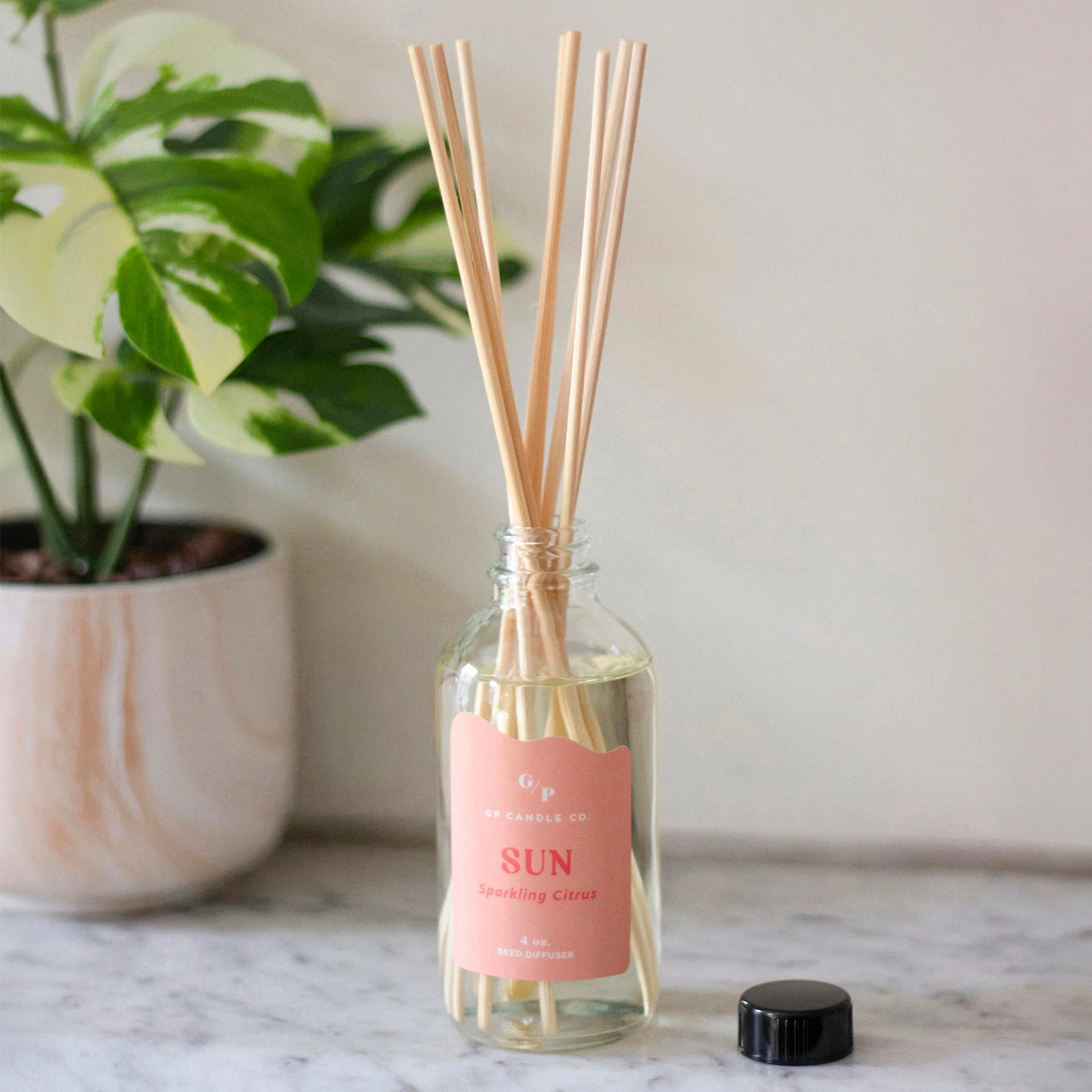 Sun 4 oz. Hue Reed Diffuser - Sparkling Citrus - Image 5