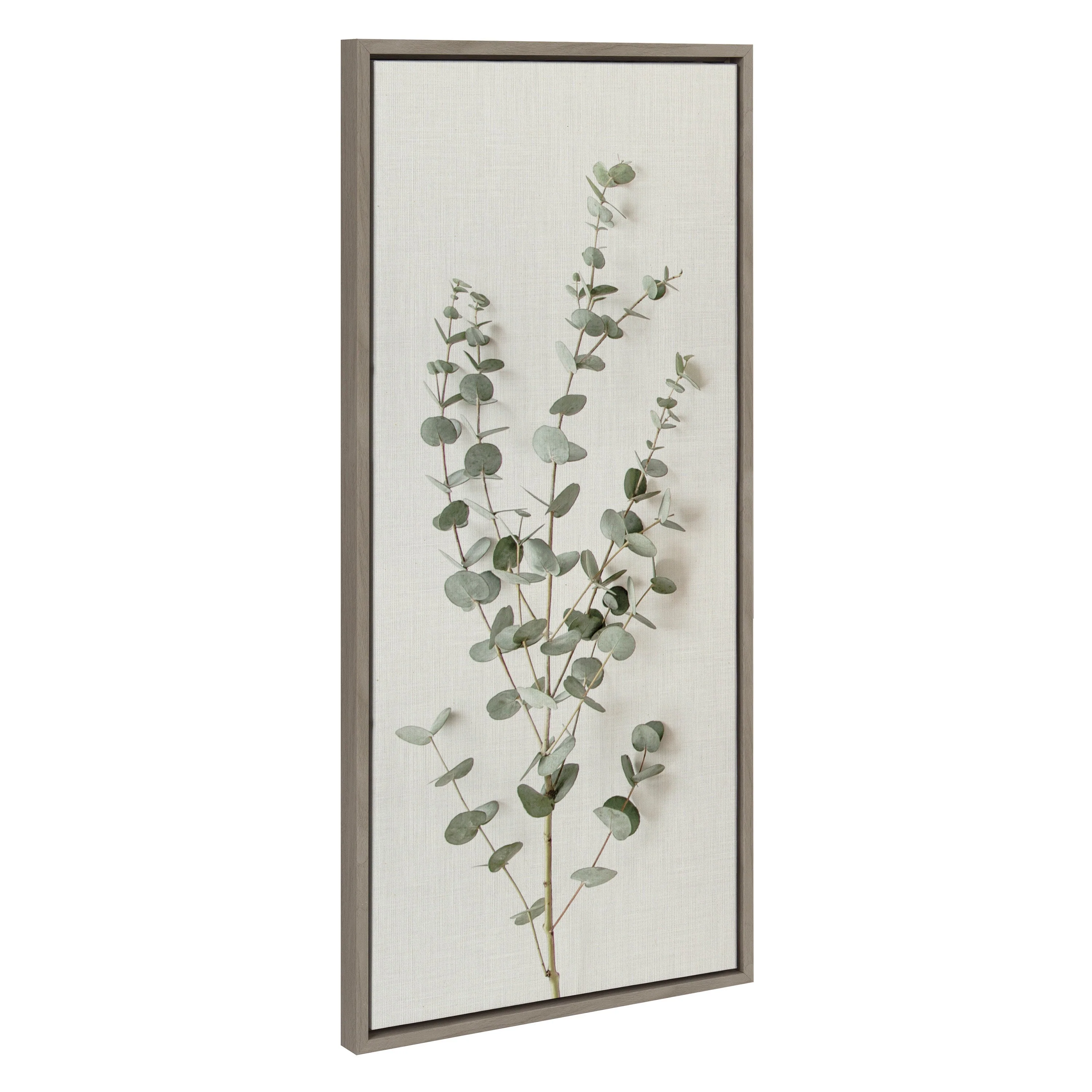 Sylvie Eucalyptus Botanical I Framed Canvas by The Creative Bunch Studio - Image 30