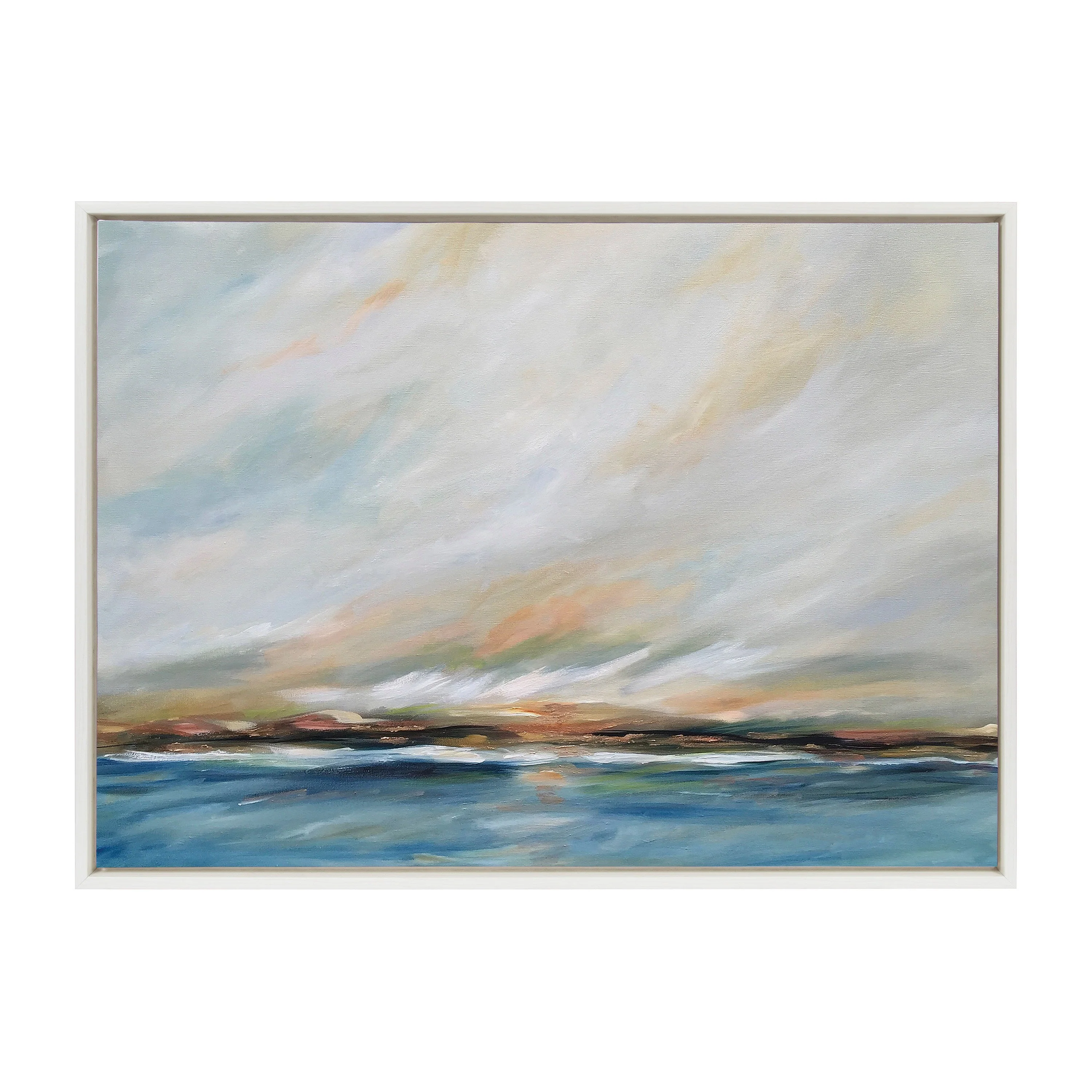 Sylvie Eucalyptus Botanical I Framed Canvas by The Creative Bunch Studio - Image 32