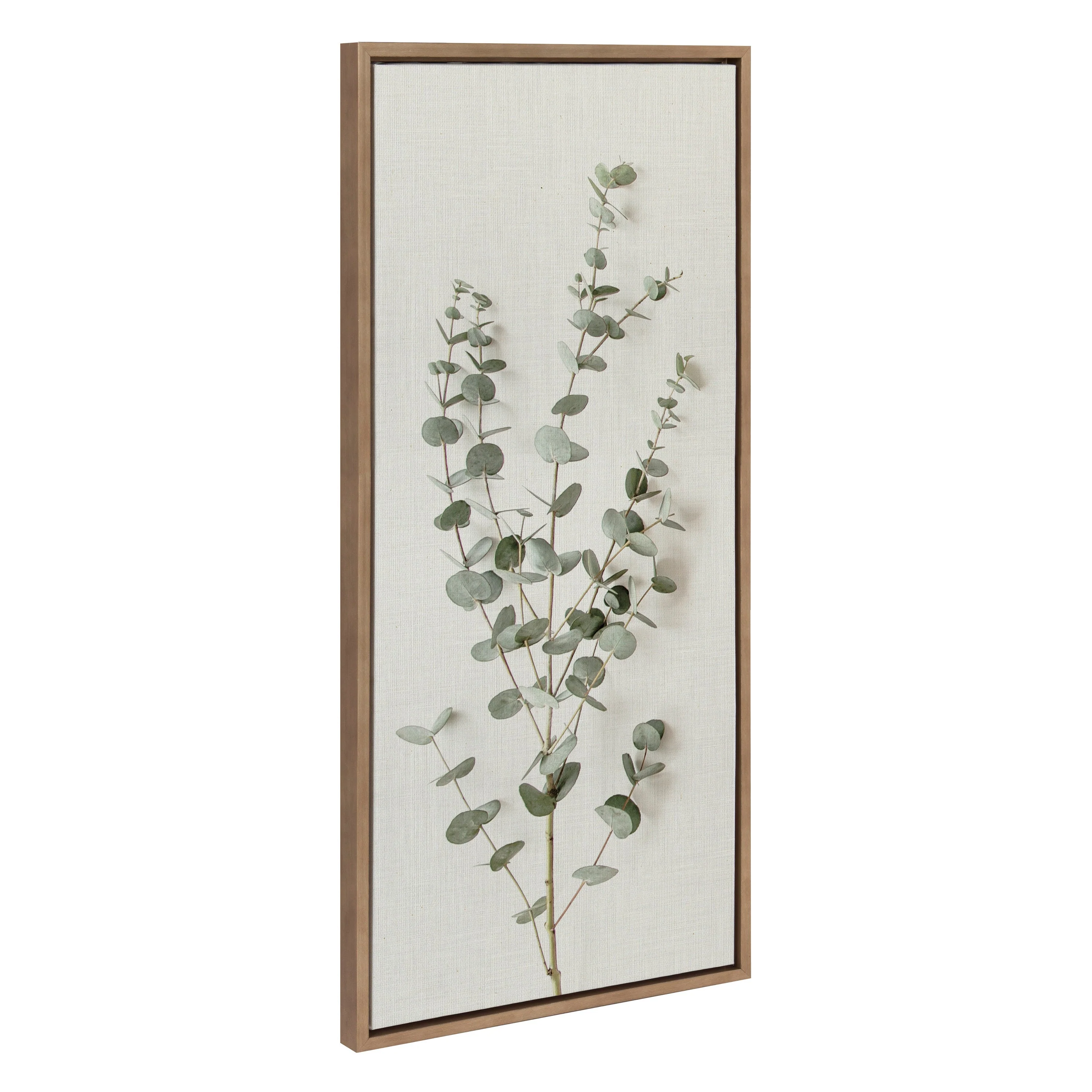 Sylvie Eucalyptus Botanical I Framed Canvas by The Creative Bunch Studio - Image 7