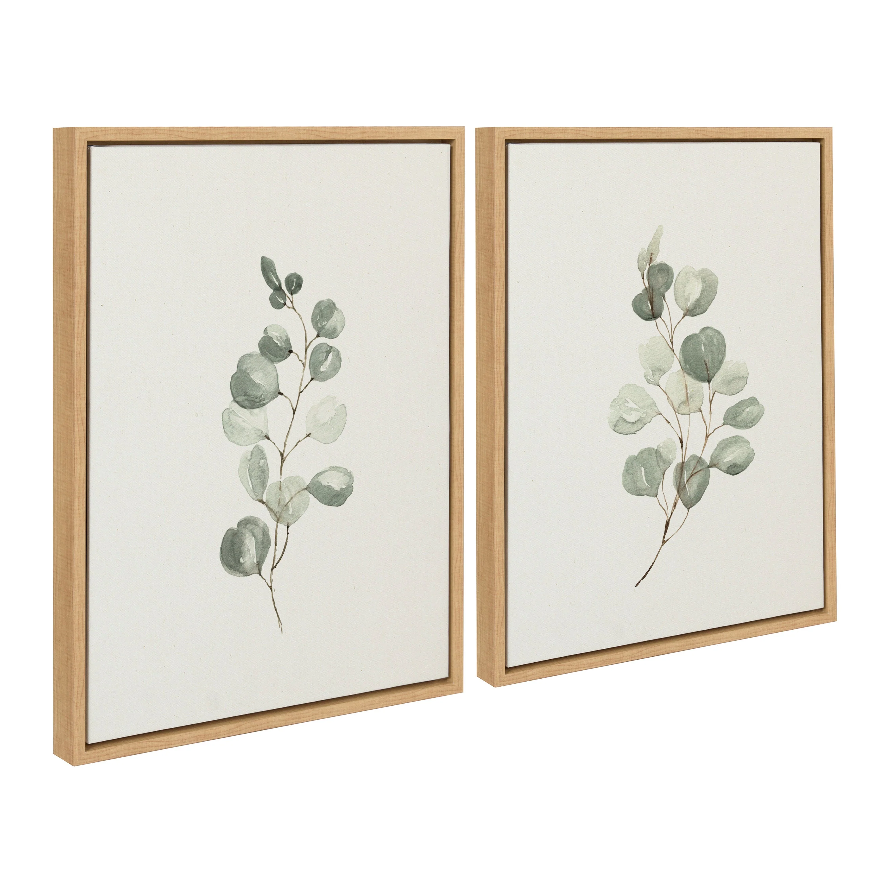 Sylvie Eucalyptus Framed Canvas Set by Maja Mitrovic of Makes My Day Happy - Image 9