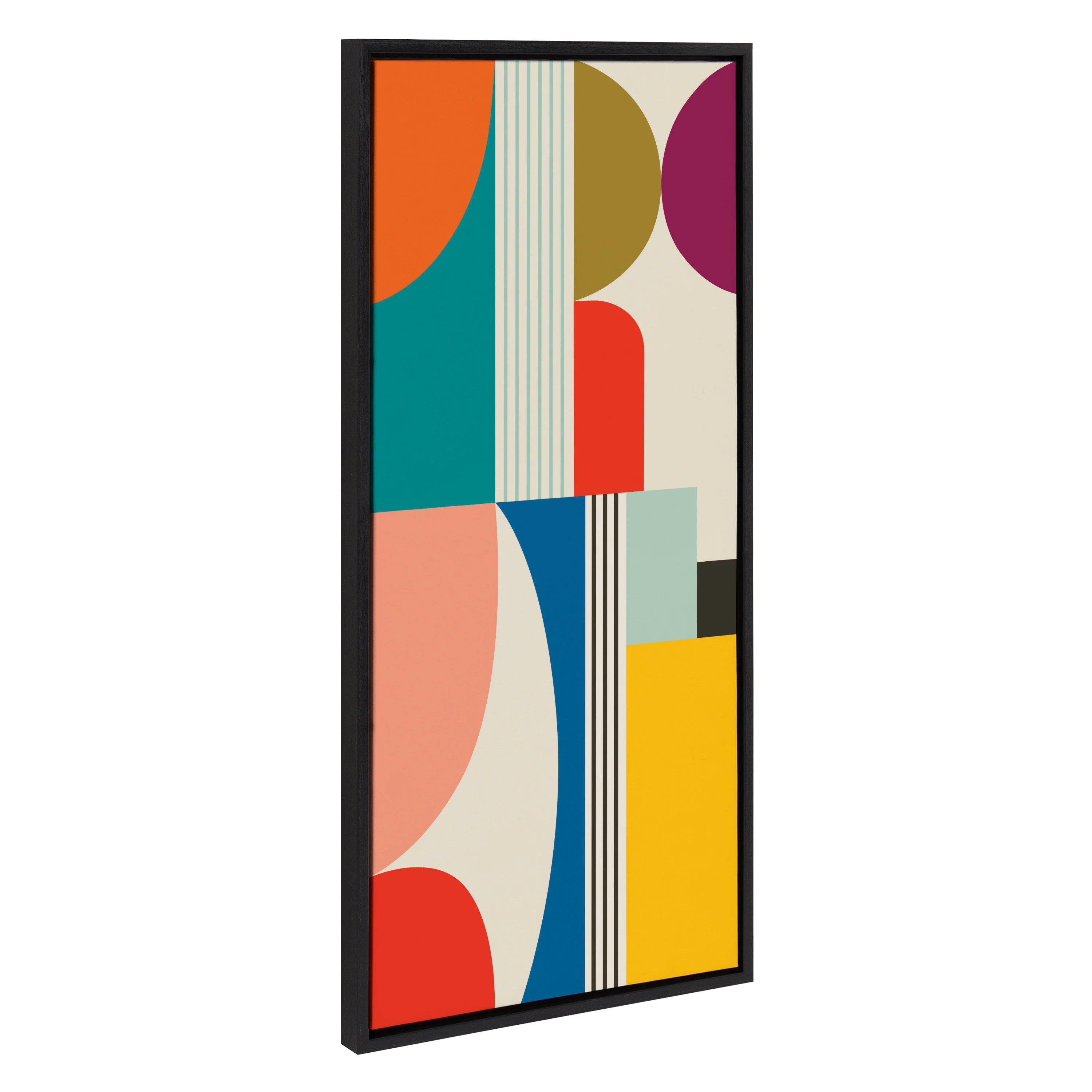 Sylvie Mid Century Modern Pattern Framed Canvas by Rachel Lee of My Dream Wall - Image 26
