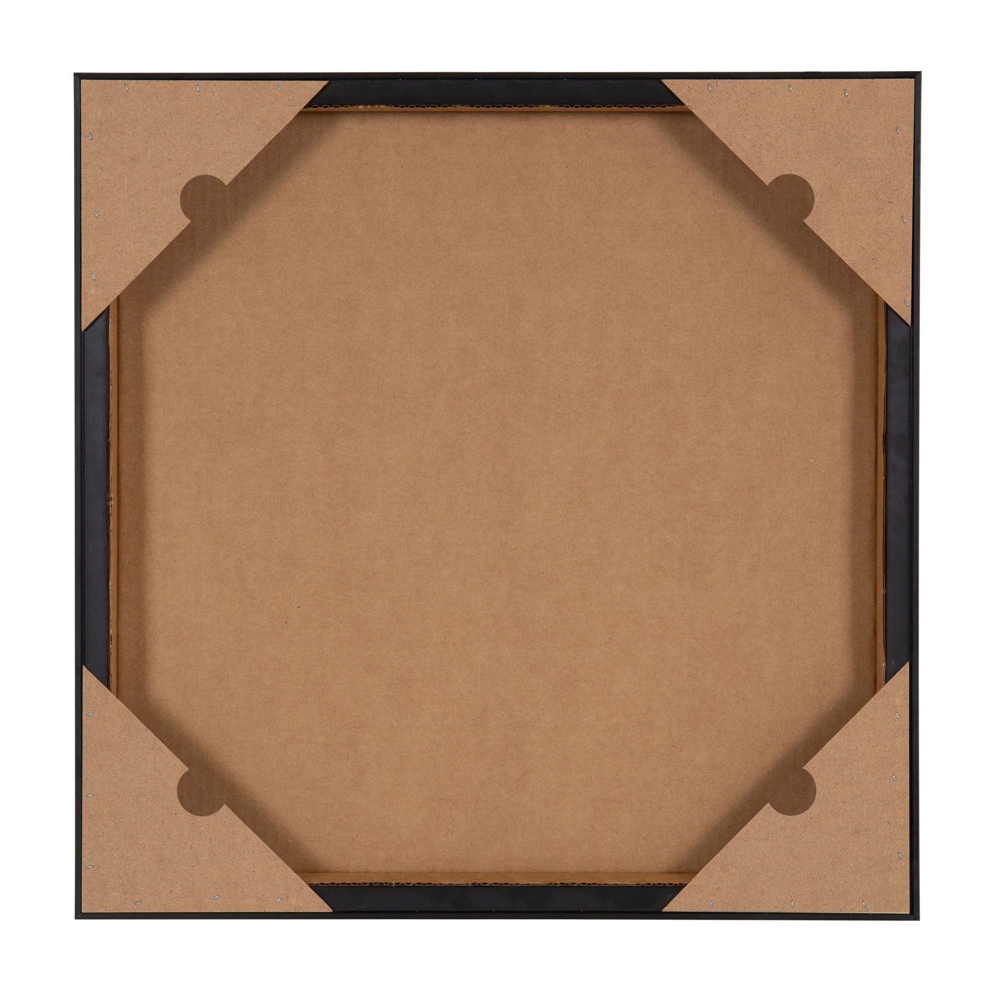 Sylvie Tonal Abstract White Beige Framed Canvas by The Creative Bunch Studio - Image 3