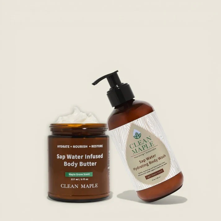 Maple Sap Body Wash & Nourishing Butter Set