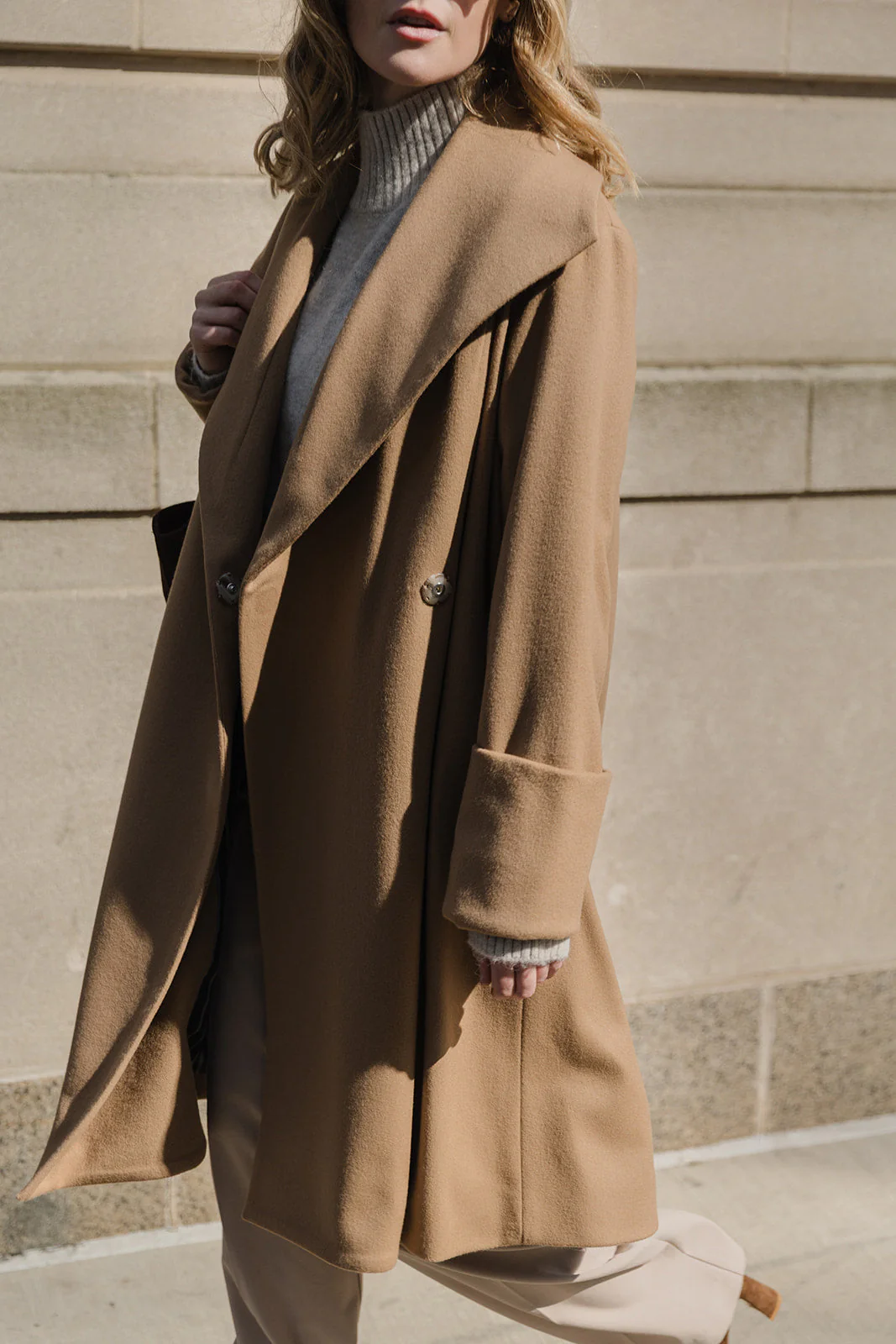 The Southport Wool Overcoat - Camel - Image 9