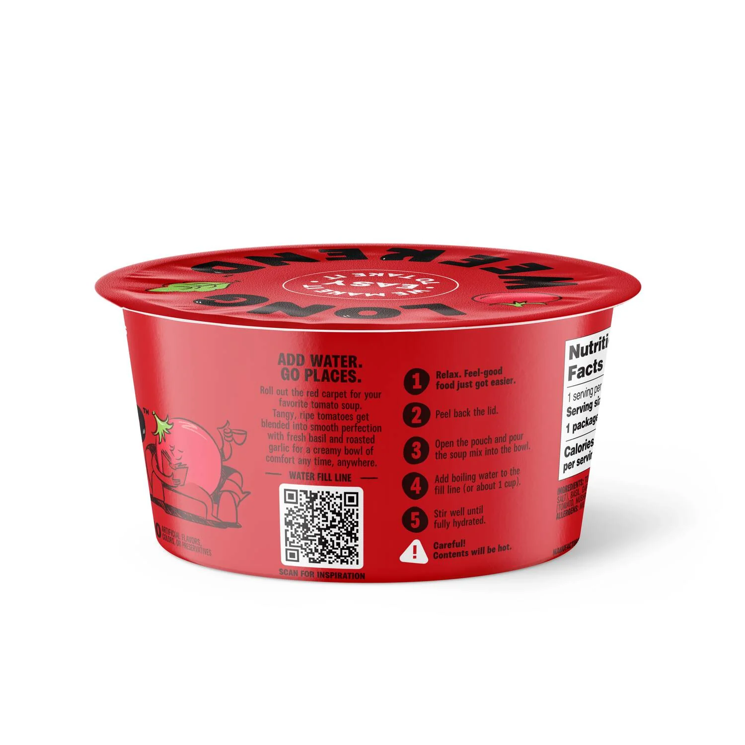 Instant Soup Tomato Bisque 6-Pack - Basil & Garlic - Image 2