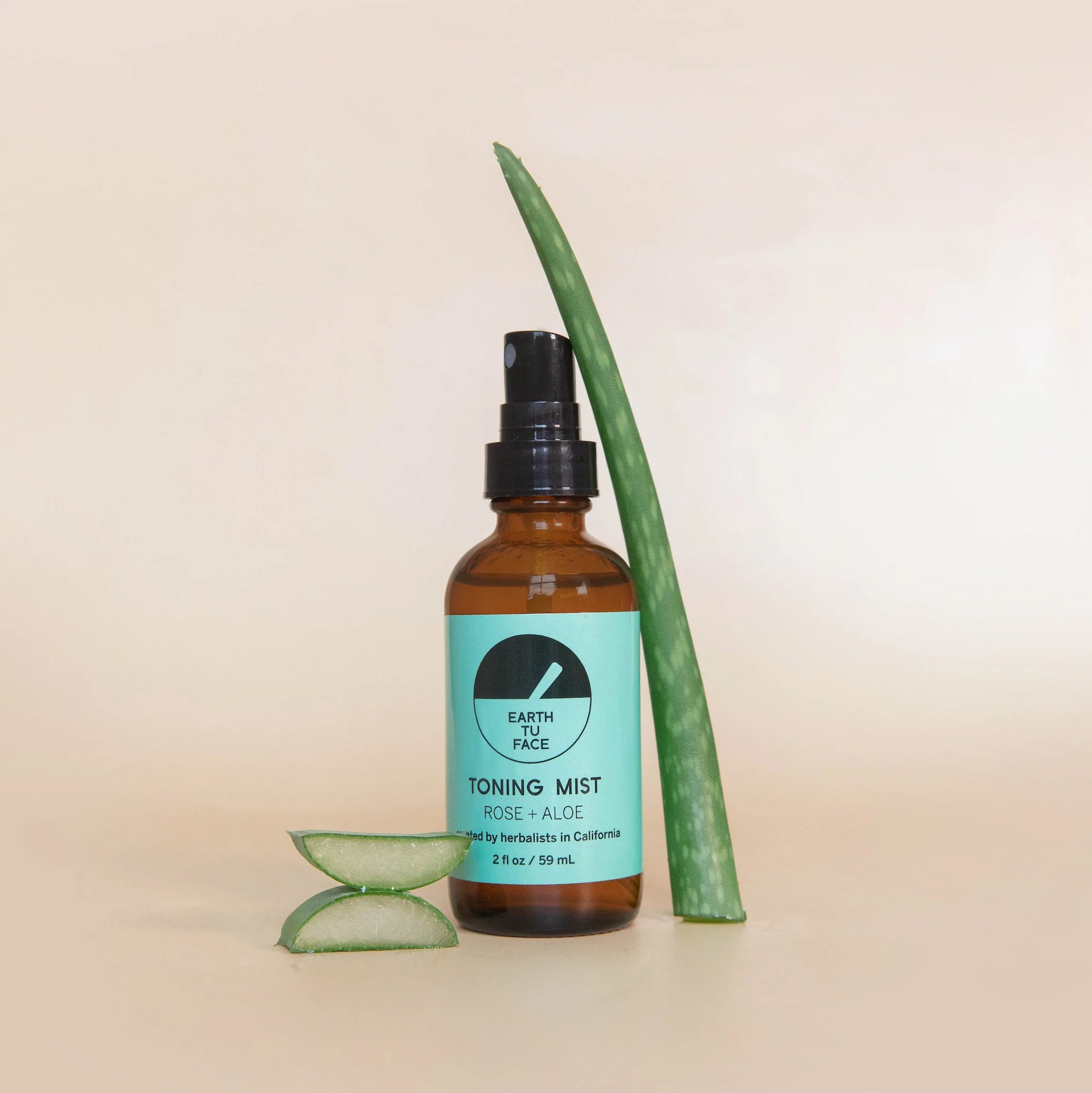 Revitalizing Rose + Aloe Toning Mist 2 Oz - Image 2