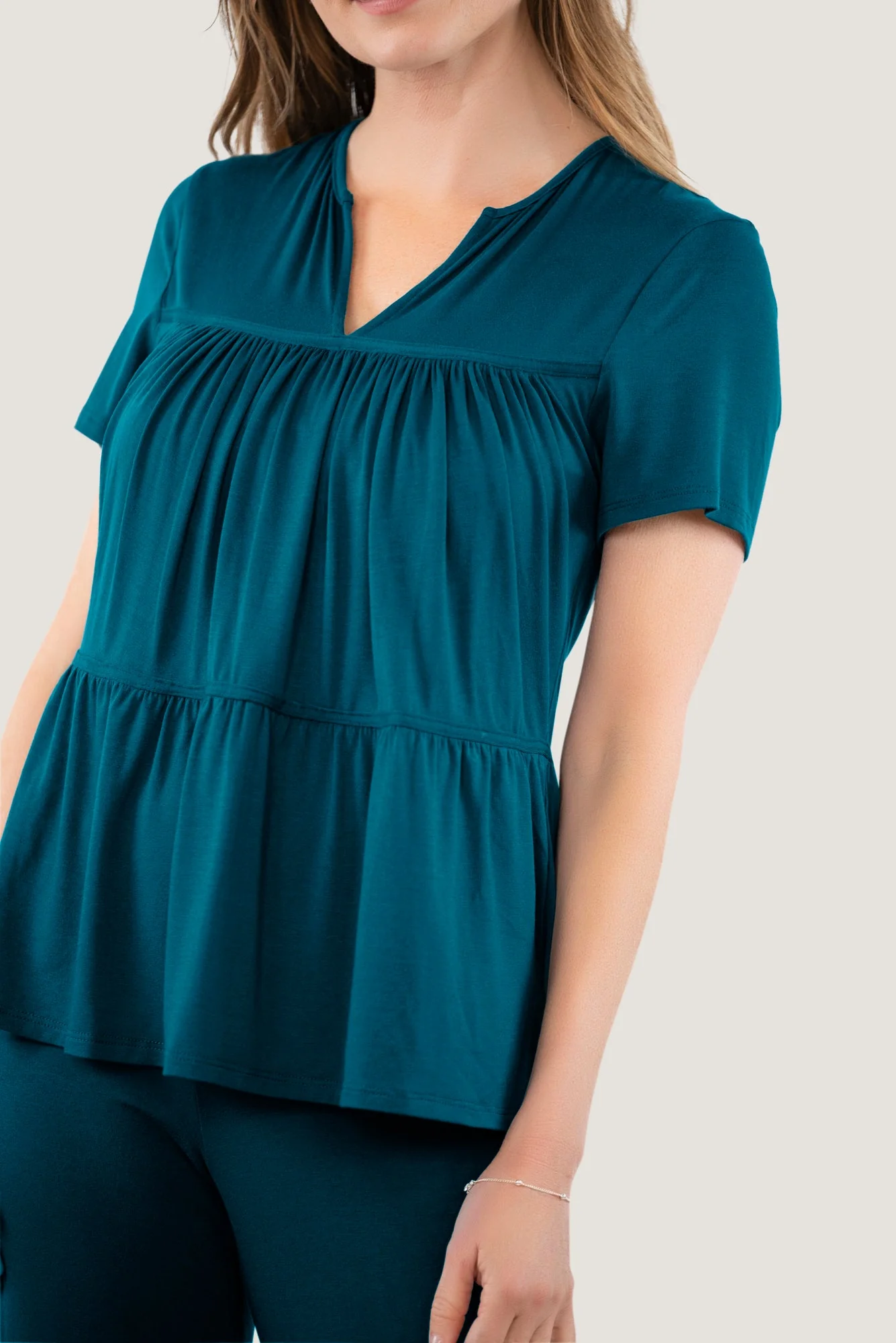 Top Tier Tee with Light Hug Bra-Free Shelf - Image 16