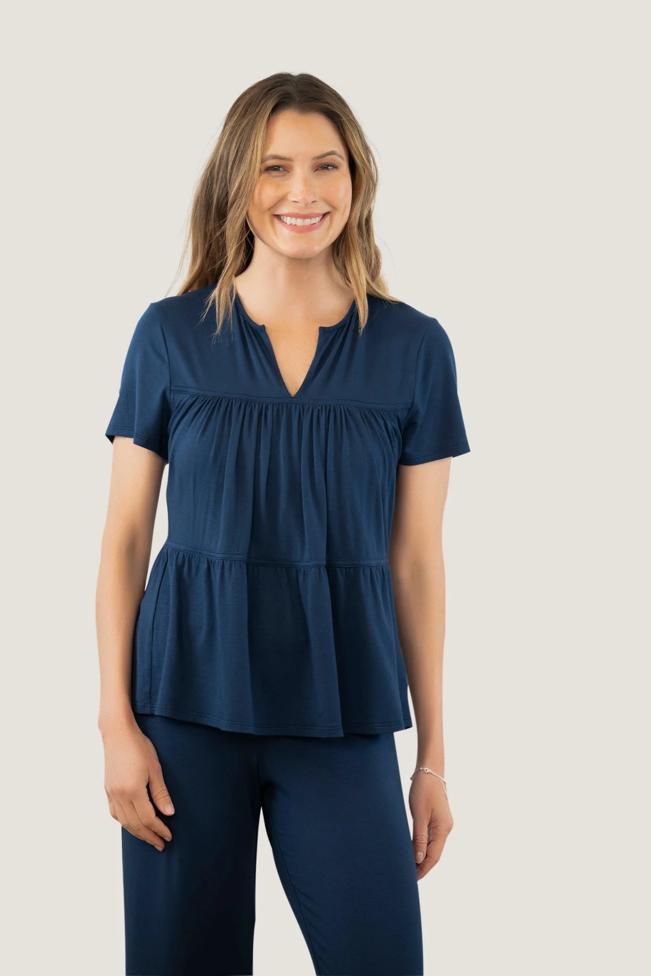 Top Tier Tee with Light Hug Bra-Free Shelf - Image 8