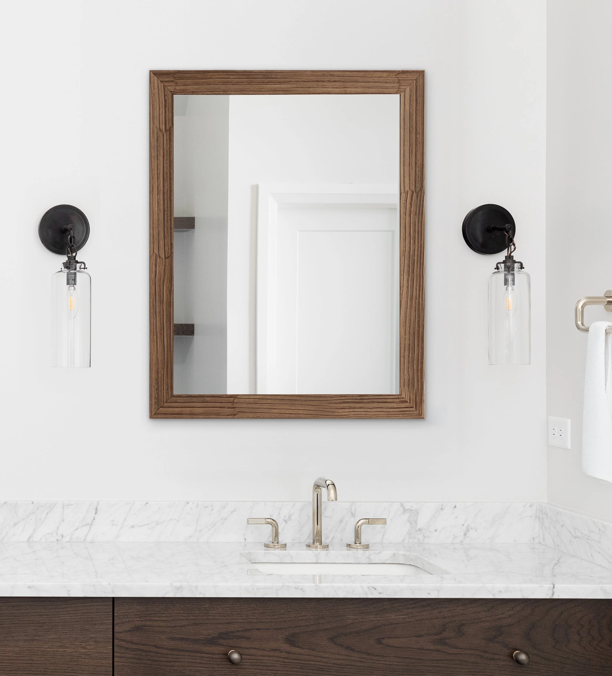 Travon Rectangle Bathroom Wall Mirror - Image 16