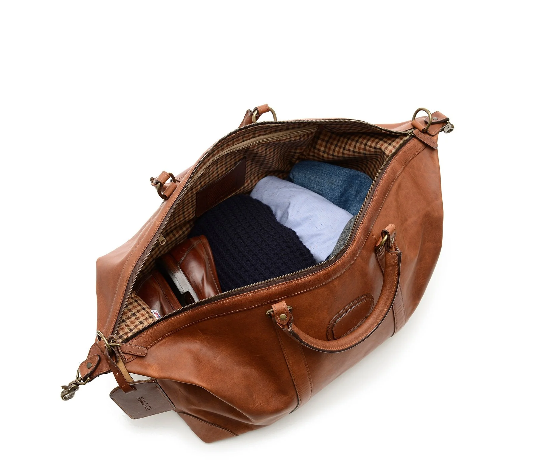 Classic Leather 22" Twain Weekender Bag - Image 9