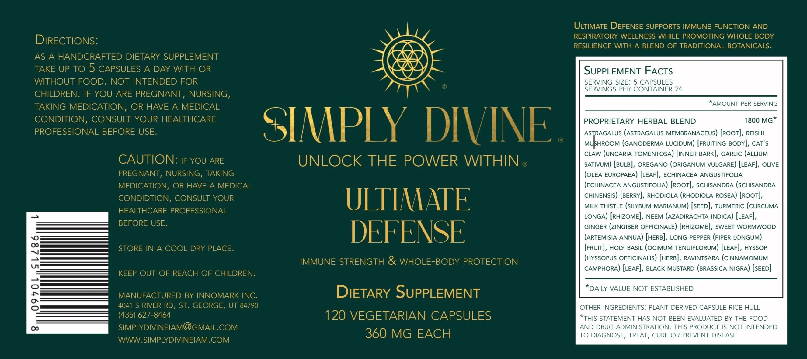 Herbal Defense Supplement - Balance & Inner Strength - Image 7