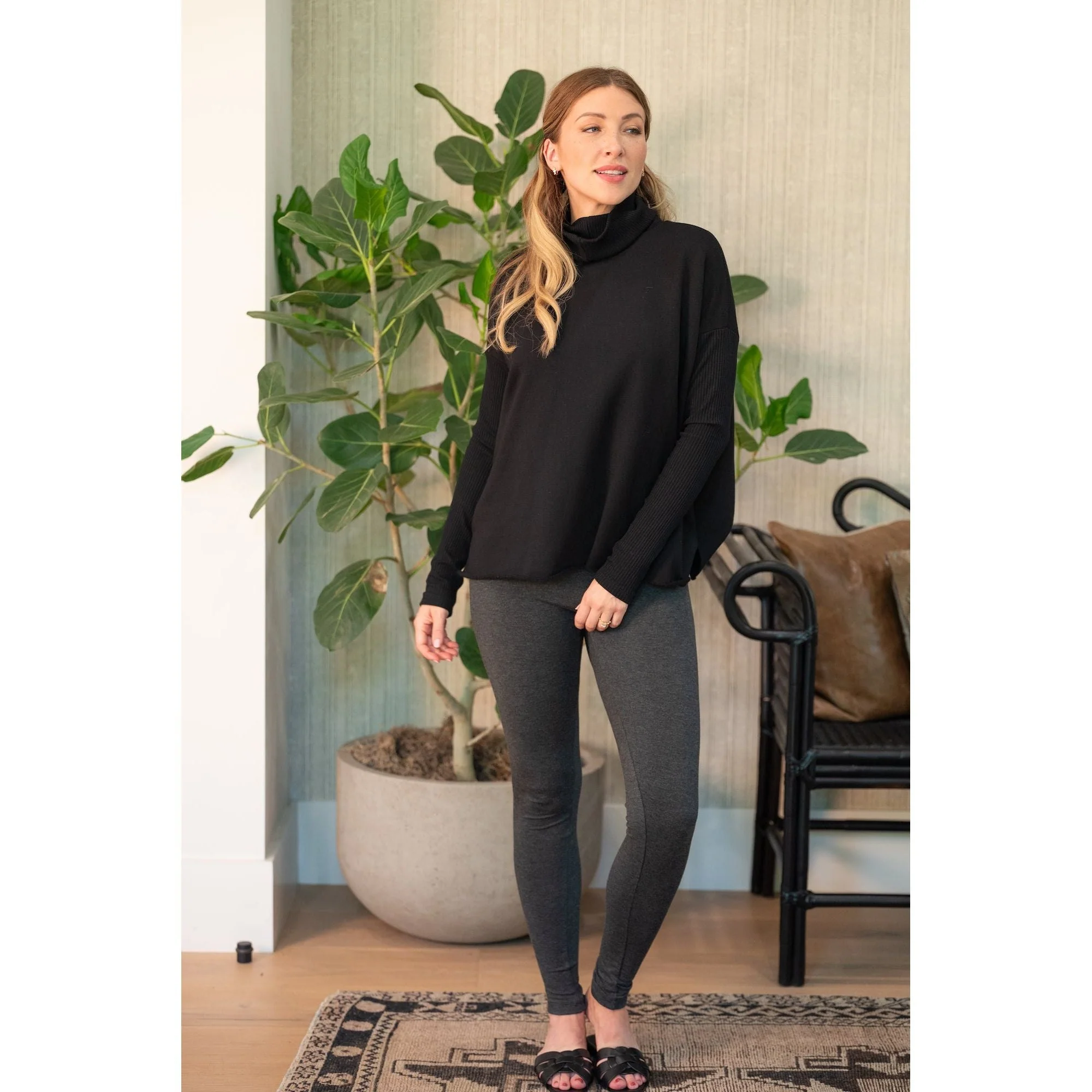 Ultimate Cozy French Terry Comfort Leggings - 29" Inseam - Image 17