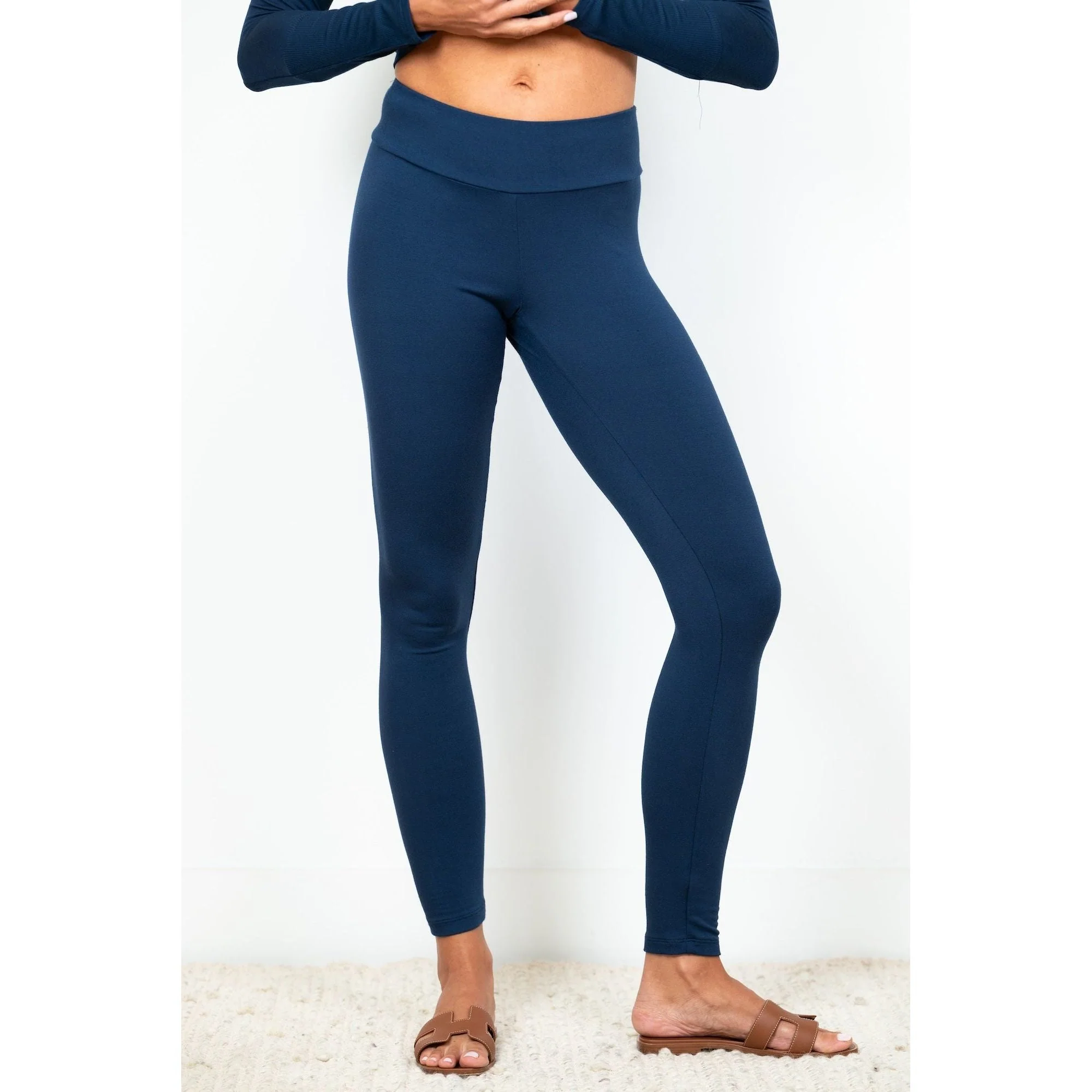 Ultimate Cozy French Terry Comfort Leggings - 29" Inseam - Image 3