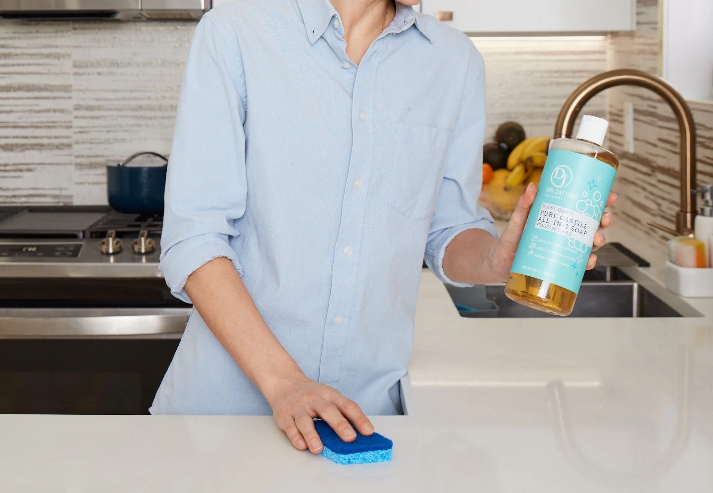 Fragrance-Free Castile Soap All-In-One - Thin Formula - Image 2