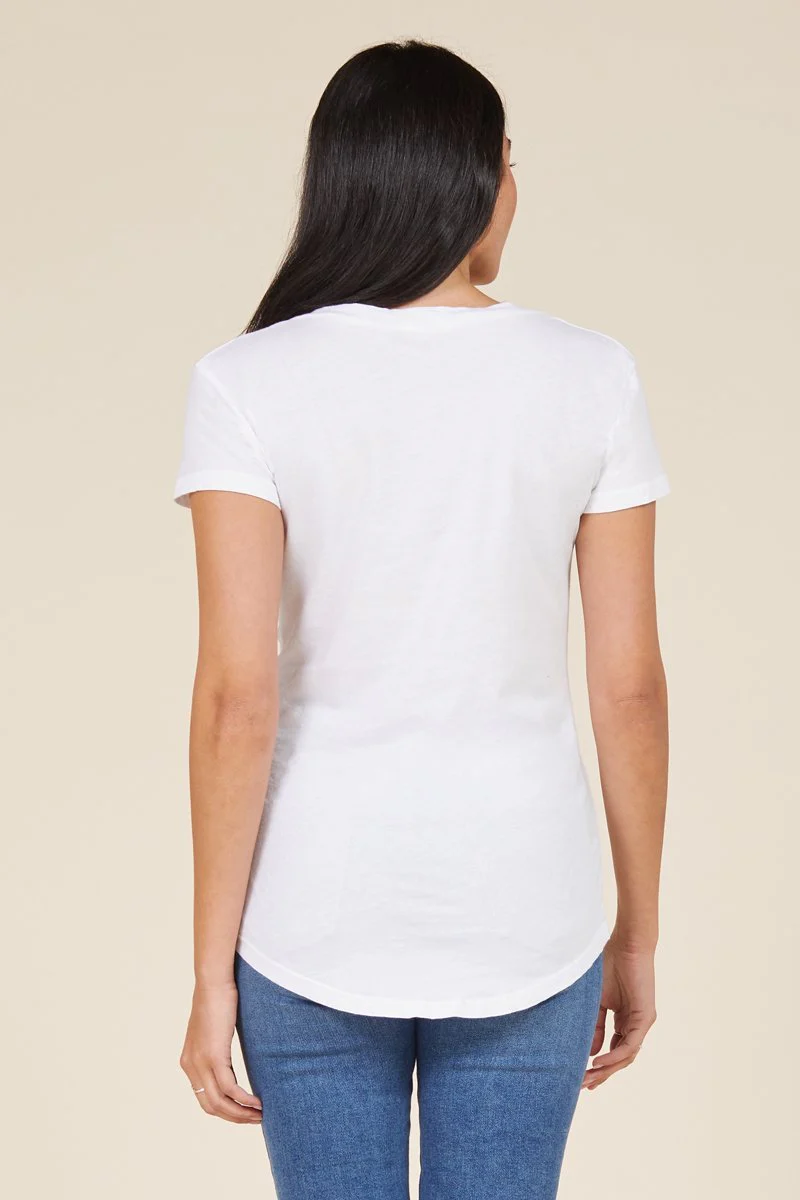 V-Neck Slim Fit Pocket Tee - Image 4