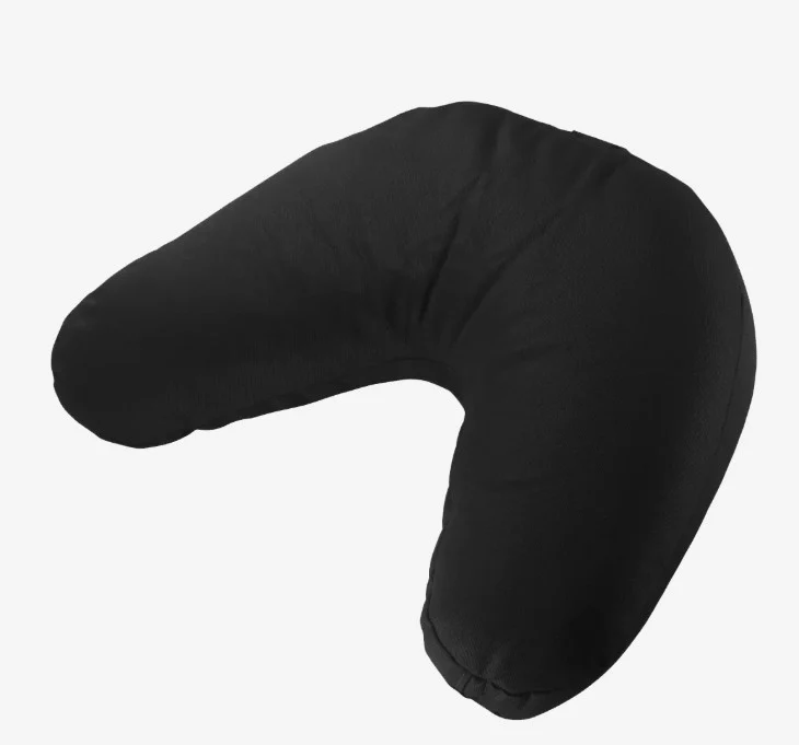 V-Shaped Meditation Cushion - Natural Materials - Image 4