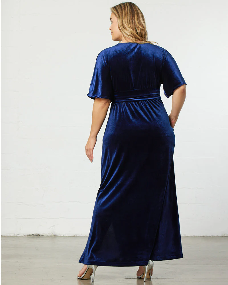 Plus Size Verona Velvet Evening Gown - Image 18