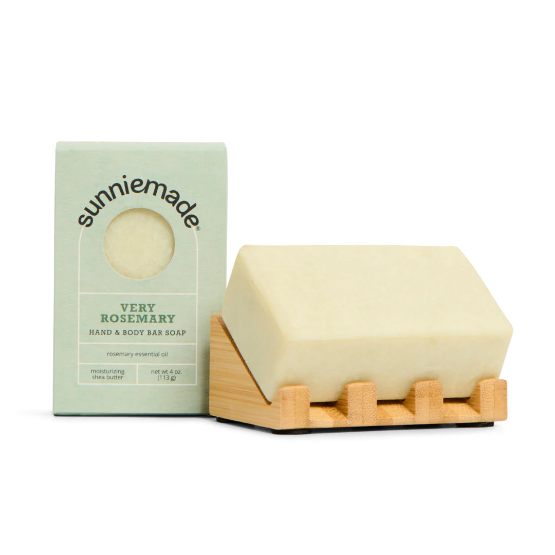 Rosemary Moisturizing Hand & Body Soap Bar - 4 Oz - Image 8