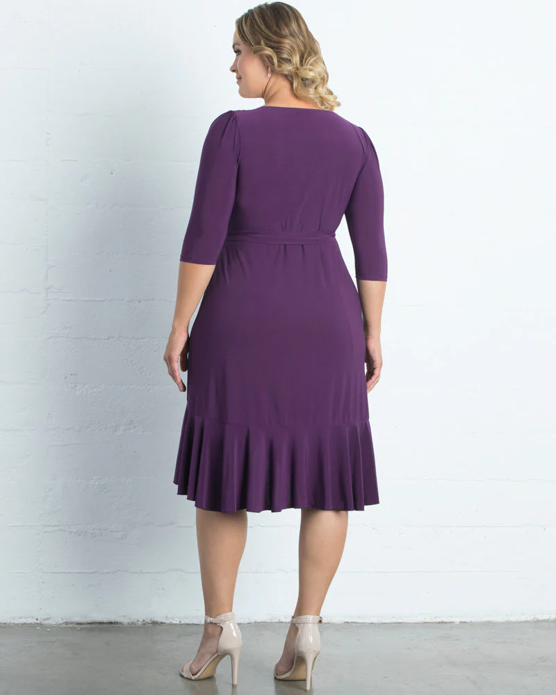 Plus Size Whimsy Wrap Dress - Image 12