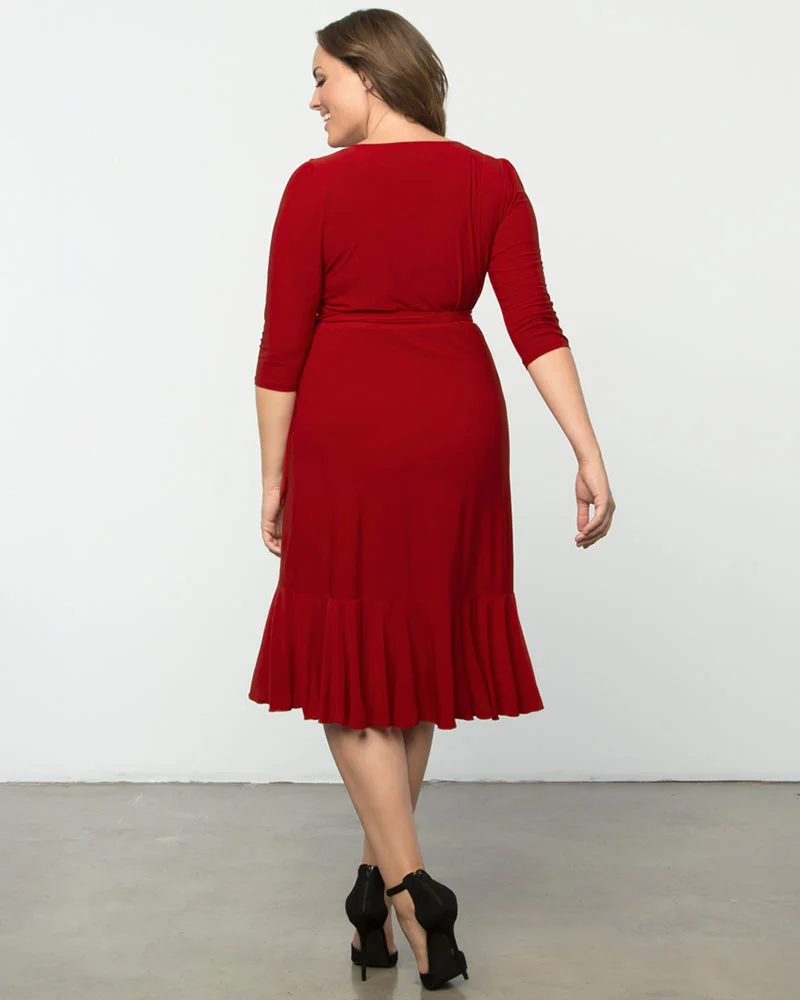 Plus Size Whimsy Wrap Dress - Image 19