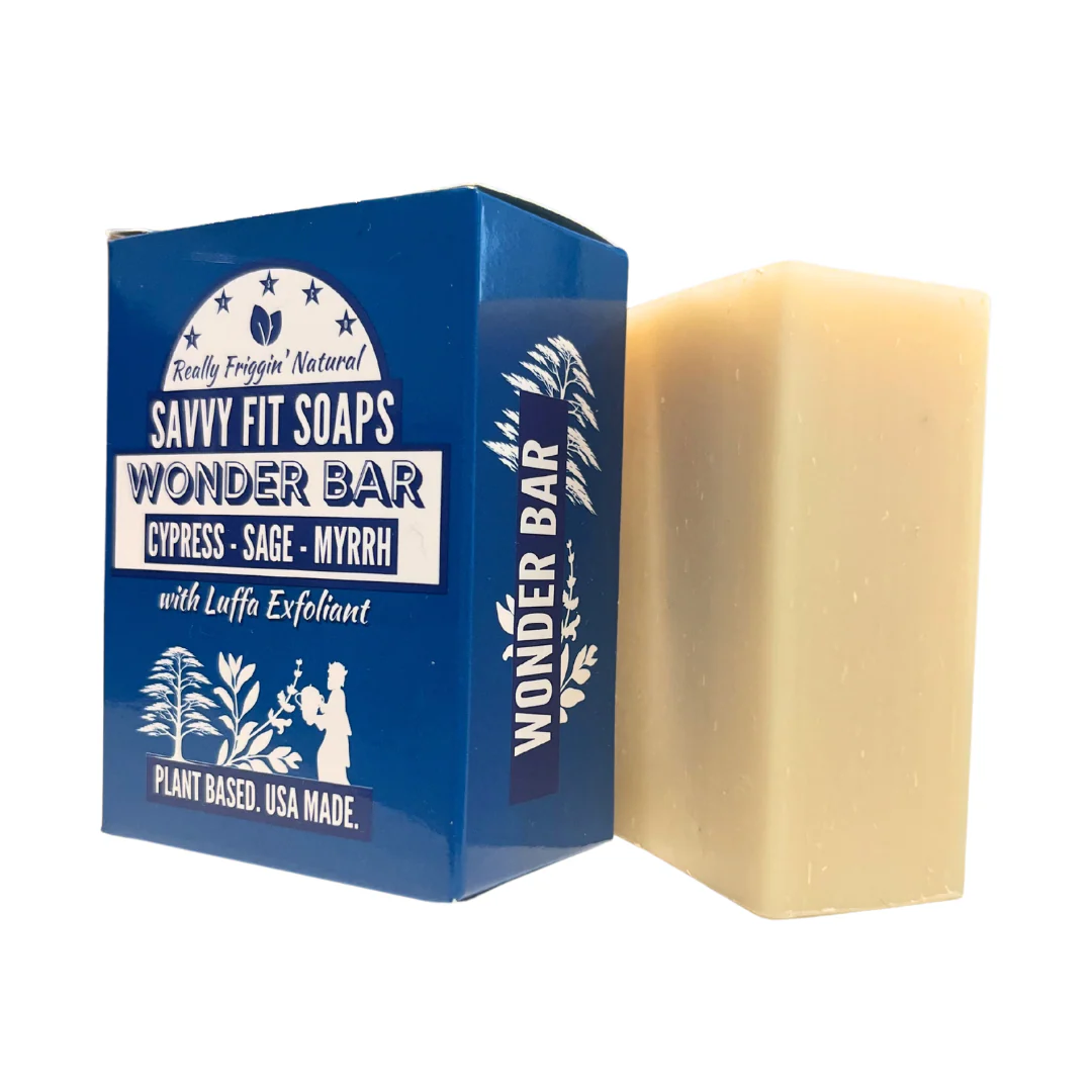 Wonder Bar Exfoliating Soap - Cypress, Sage, Myrrh - 3 Pack - Image 5