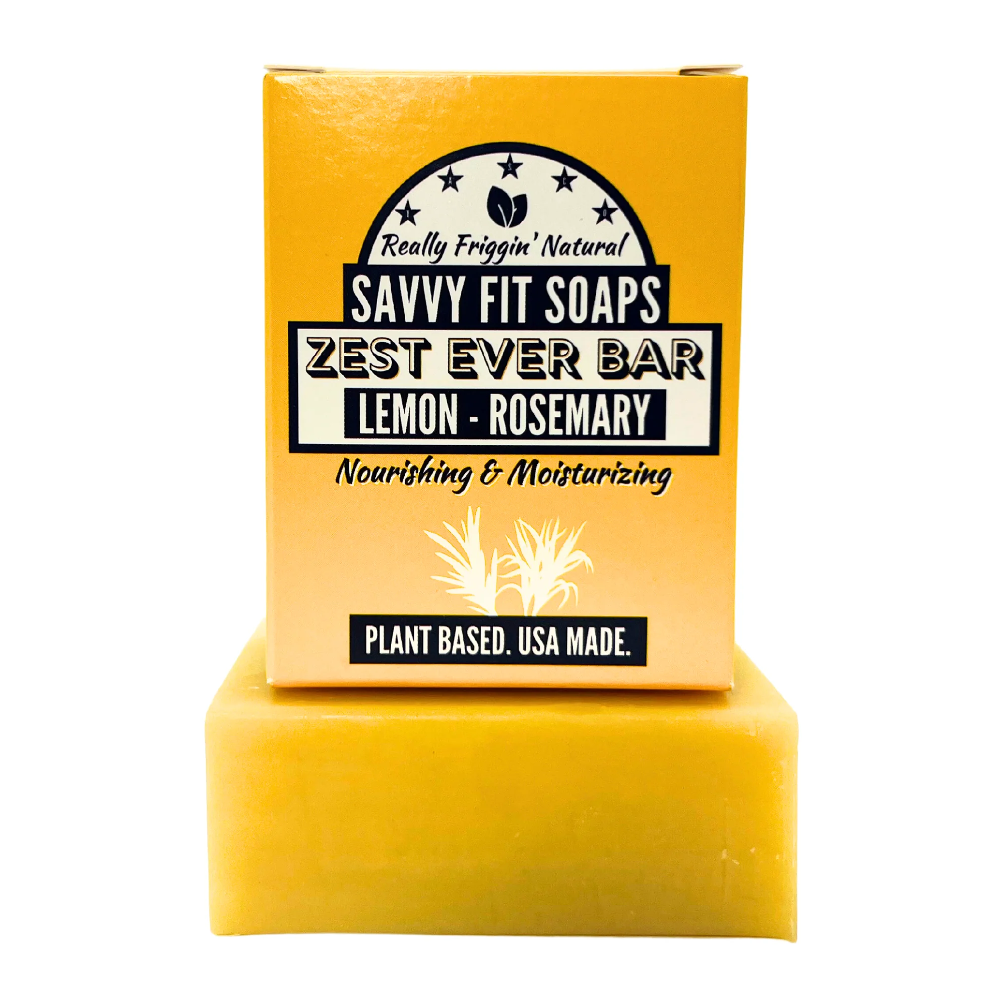 Zest Ever Natural Bar Soap Trio - Lemon & Rosemary - 3 Pack - Image 7